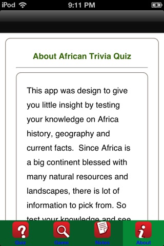 Africa Trivia Quiz screenshot 4