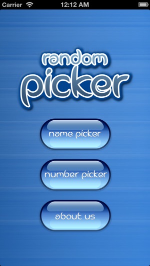 Random : Picker