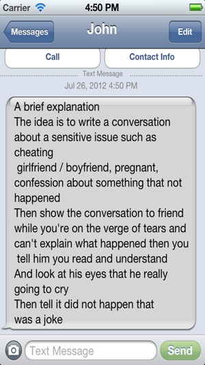 Fake Conversation - Text Messages(圖1)-速報App