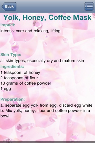 Face Care - DIY - Homemade beauty masks screenshot 3