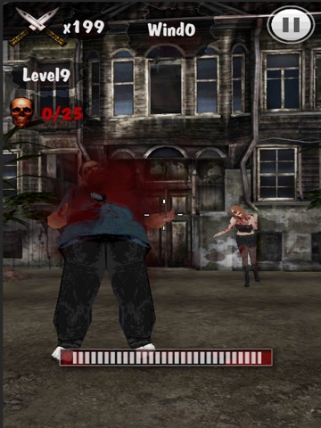 Zombie War-Knife Master3D HD screenshot 3