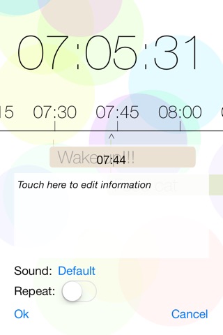 Timeline Alarm screenshot 2