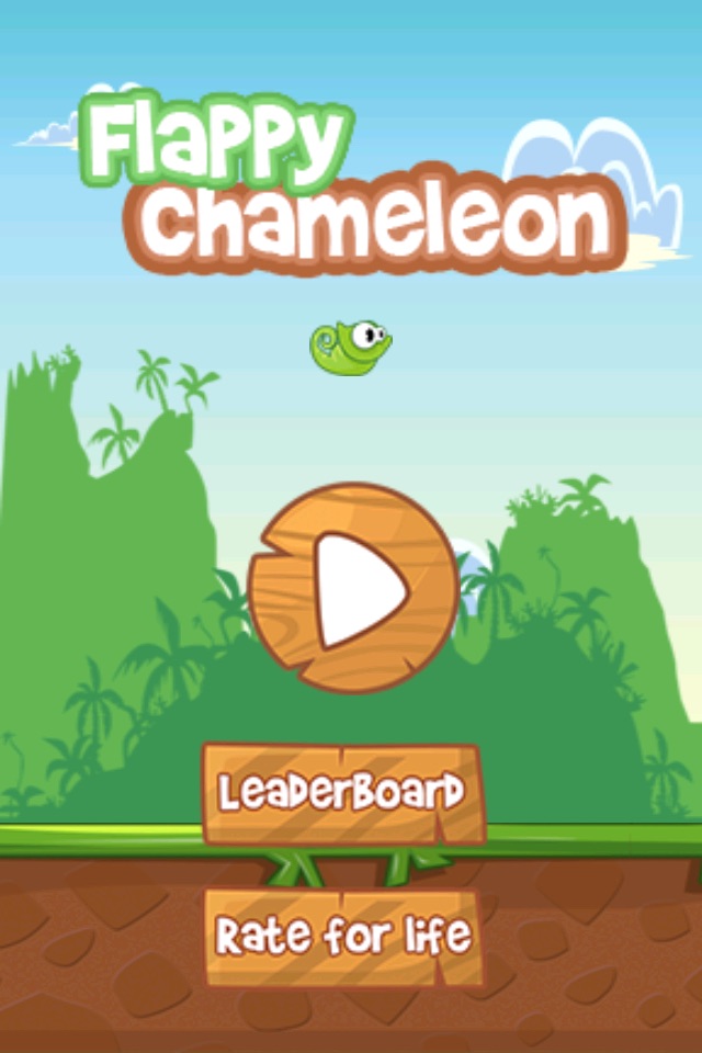 Flappy Chameleon - Free Rainforest Bird Experience screenshot 2