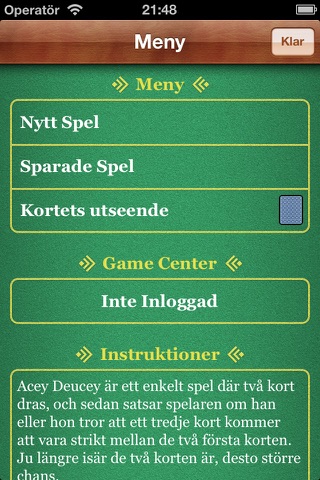 Acey Deucey 2 screenshot 3