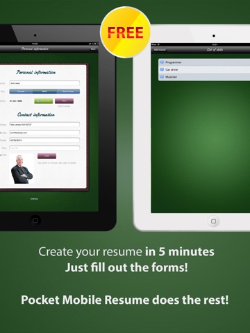 Pocket Mobile Resume screenshot 4