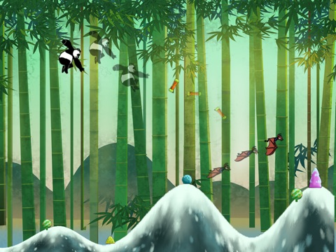 Flying Panda-Catch bandits HD screenshot 2