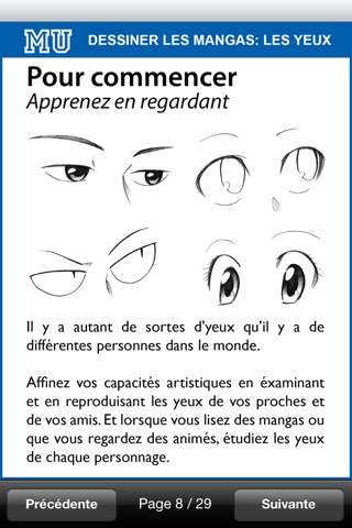 How to Draw Manga Eyes screenshot 2