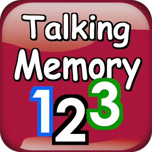 Talking Memory Numbers 123 iOS App
