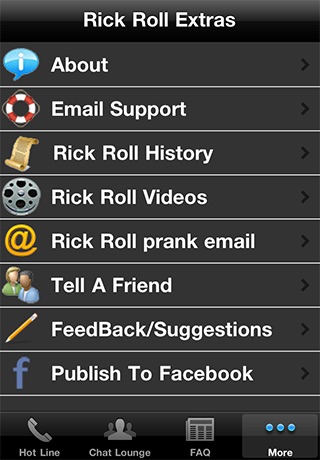 Download RickRoll app for iPhone and iPad