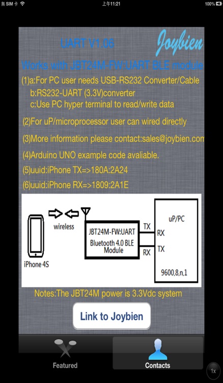 Bluetooth 4.0 UART