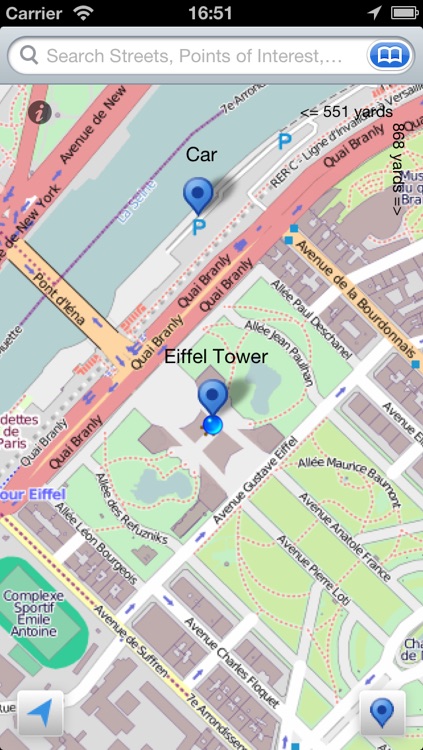 Paris + Disneyland Paris Offline Map