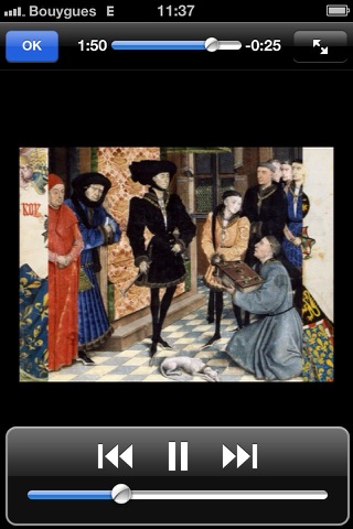 Miniatures flamandes de la cour de Bourgogne pour iPhone screenshot 2