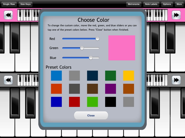 Pocket Piano HD screenshot-3
