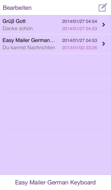 Easy Mailer German Keyboard screenshot-3