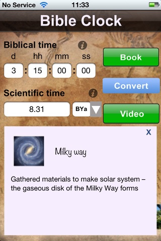 Bible Clock screenshot 2