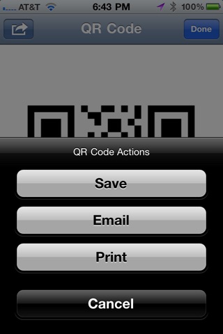 QR Code Beamer screenshot 4
