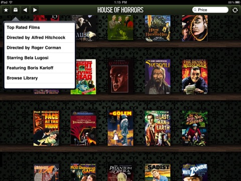 House of Horrors for iPad - Classic Scary Movies screenshot 3