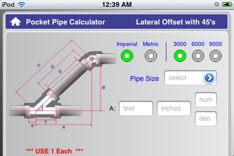 Socket Pipe Calculator screenshot 3