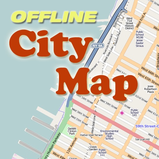 Oklahoma City Offline City Map with Guides and POI