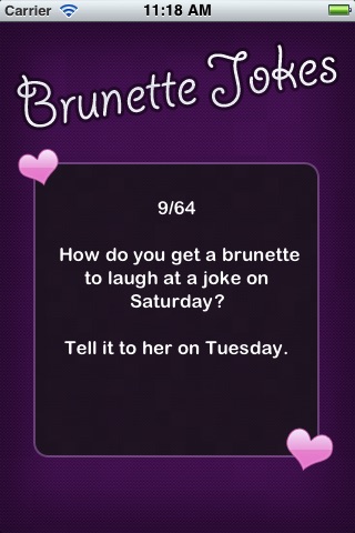 Brunette Jokes (FREE) screenshot 3