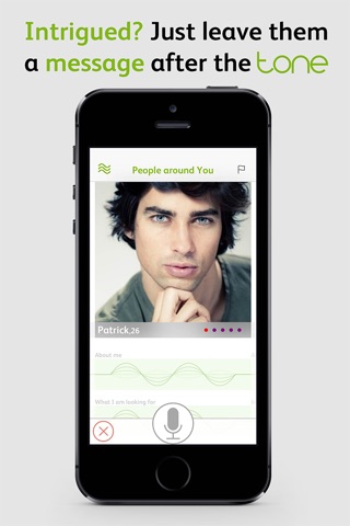 Tone - #1 Audio Voice Dating app for singles. screenshot 2