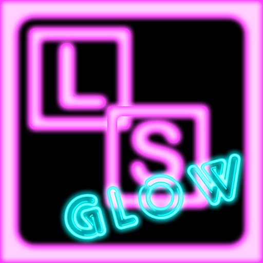 Letter Slide Glow iOS App
