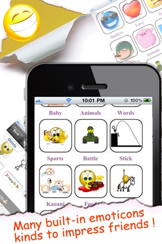 Animated Emoticons™ for MMS Text Message, Email!!! screenshot 2