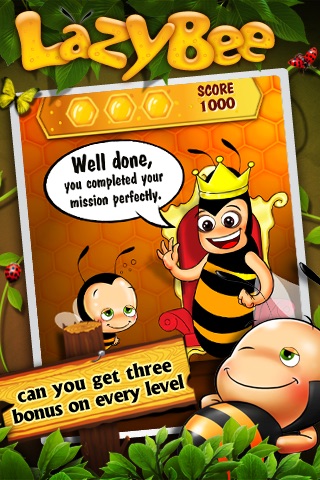 Lazy Bee Free screenshot 2