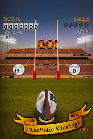 Flick Kick Rugby Kickoff screenshot 4