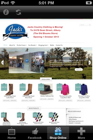 JacksCountryClothing screenshot 3