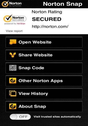 Norton Snap QR Code Reader screenshot 2