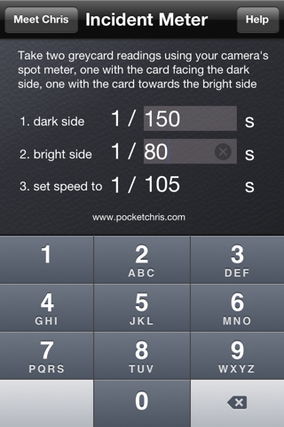 Incident Light Meter screenshot 3