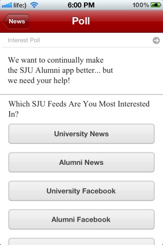 SJU Alumni Crib Sheet screenshot 2