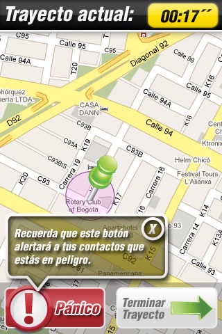 taxi seguro APP HD screenshot 4