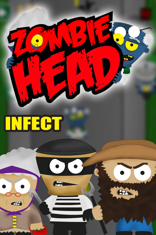 A Zombie Head Free HD - Virus Plague Outbreak Run screenshot 2