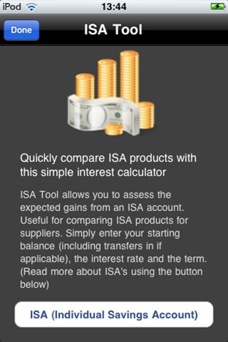 ISA Tool screenshot 2