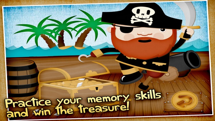 The Pirate’s Treasure - a memo game for kids