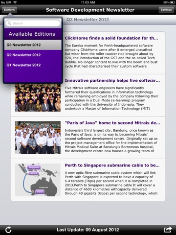 Mitrais SWD Newsletter screenshot 2