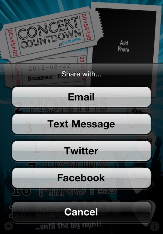 Concert Countdown screenshot-4