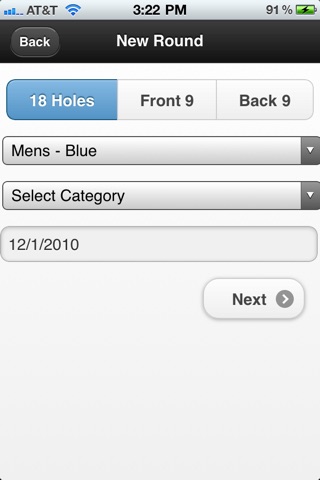 Golf Score Keeper.com screenshot 3