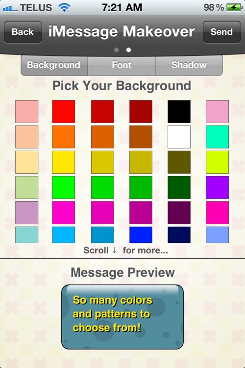 Message Makeover for iMessage - Colorful iMessage Bubbles screenshot-4