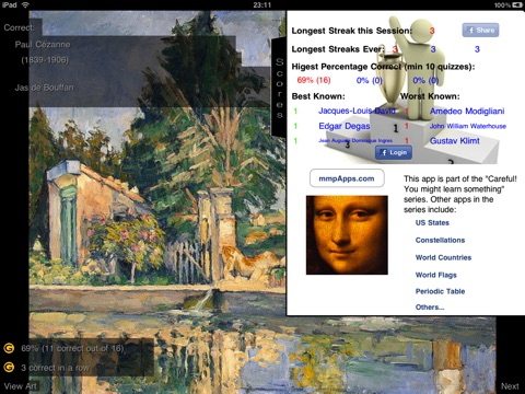 Famous Art HD - Careful! You might learn something screenshot 4