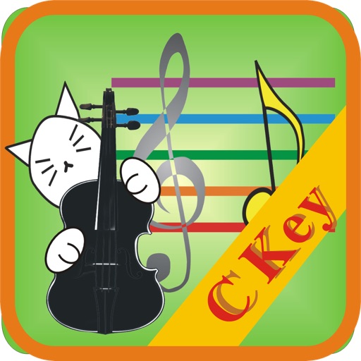 Memorise music staff for violin in C Key iOS App