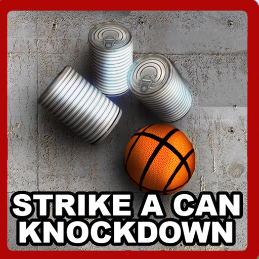 Strike a Can Knockdown Icon