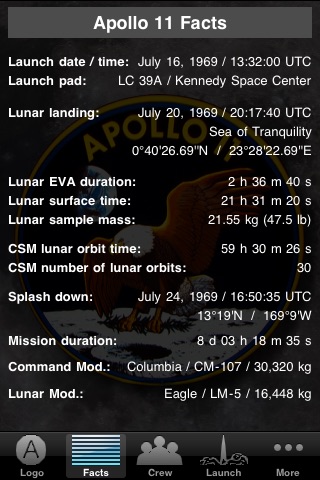 Apollo 11 Mission App screenshot 4