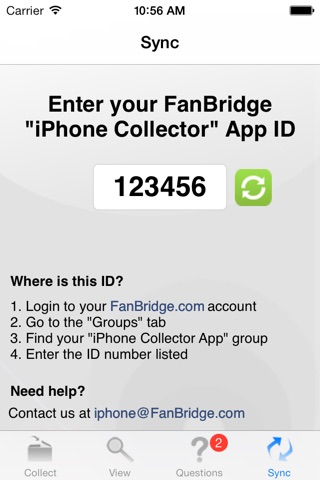 FanBridge Fan Collector screenshot 2
