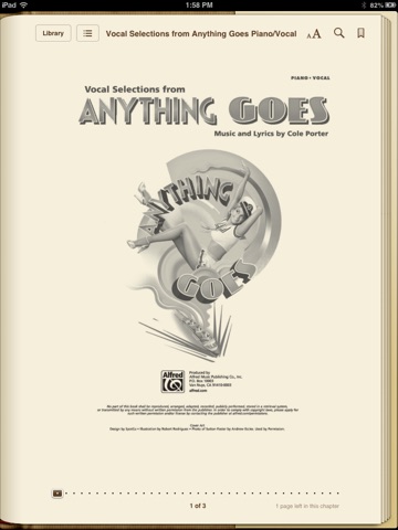 Anything Goes 2011 Revival Edition Vocal Selections By