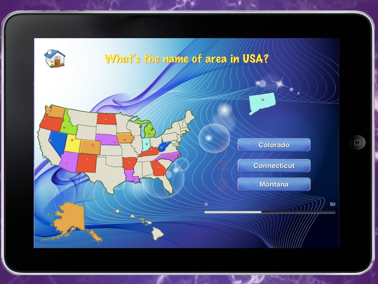 Advanced Puzzle Map Of USA HD