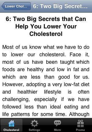 Lower Your Cholesterol in 30 Days screenshot 4