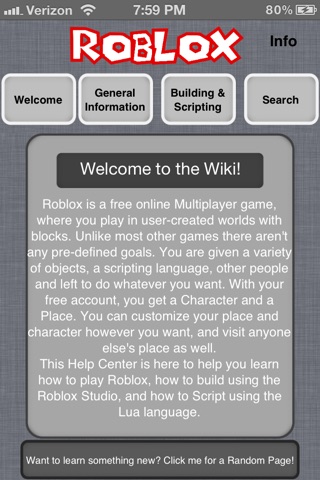 Roblox Building Wiki